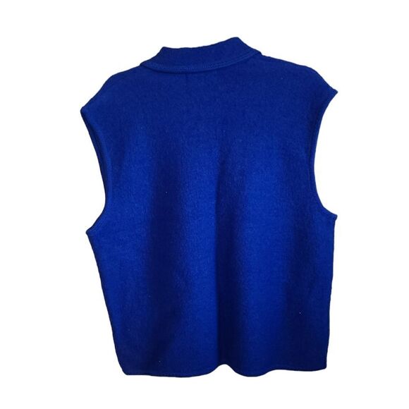 University of Florida Gators Wool Vest, Jett Wear, Blue zip up, unisex XL - Picture 2 of 7